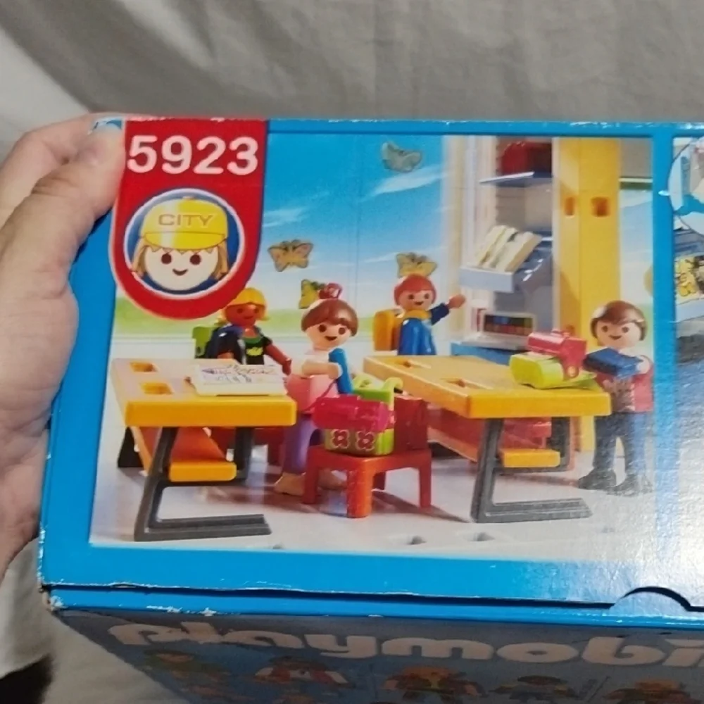 #203)Playmobil 5923 491pcs City School Building Blocks Set Vintage Creative Play
